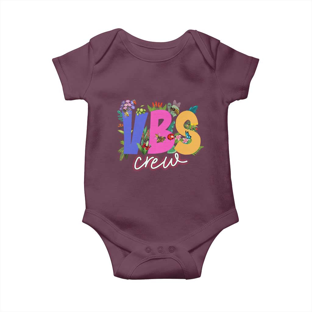 VBS Crew 2025 Baby Onesie Magninfied Vacation Bible School Adventure