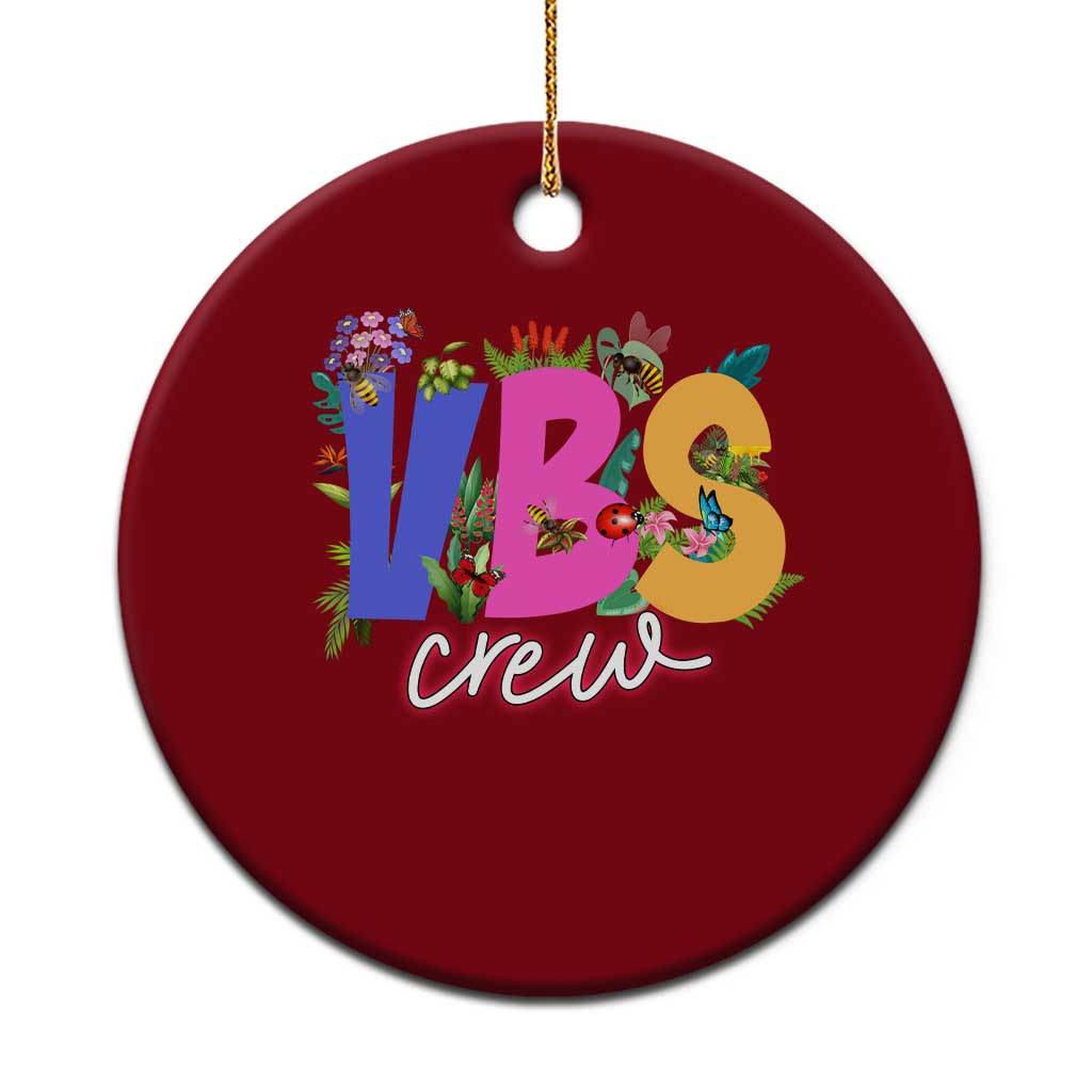 VBS Crew 2025 Ceramic Ornament Magninfied Vacation Bible School Adventure - Wonder Print Shop