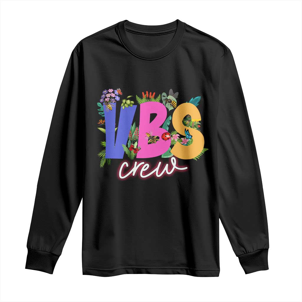 VBS Crew 2025 Long Sleeve Shirt Magninfied Vacation Bible School Adventure