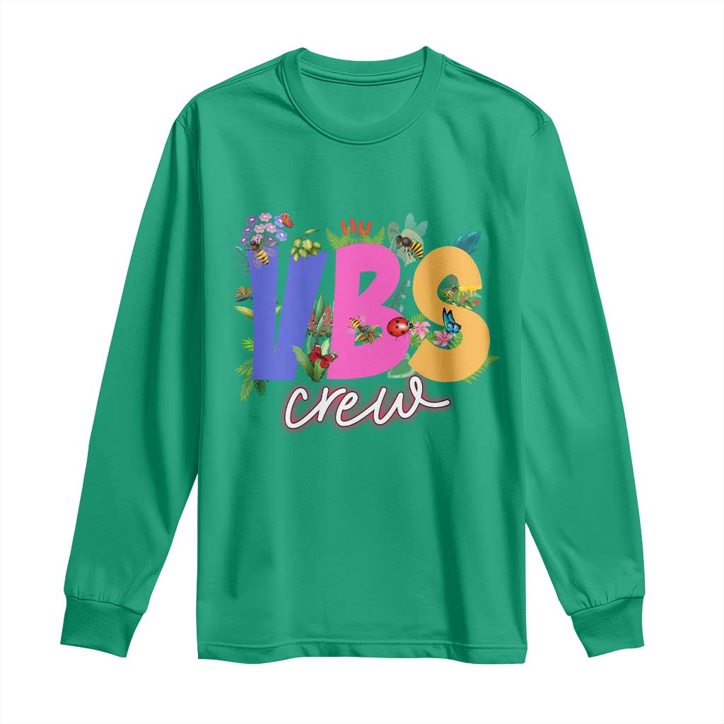 VBS Crew 2025 Long Sleeve Shirt Magninfied Vacation Bible School Adventure