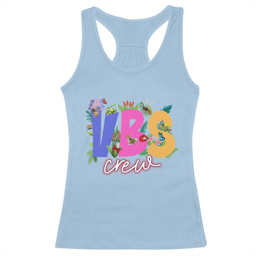 VBS Crew 2025 Racerback Tank Top Magninfied Vacation Bible School Adventure