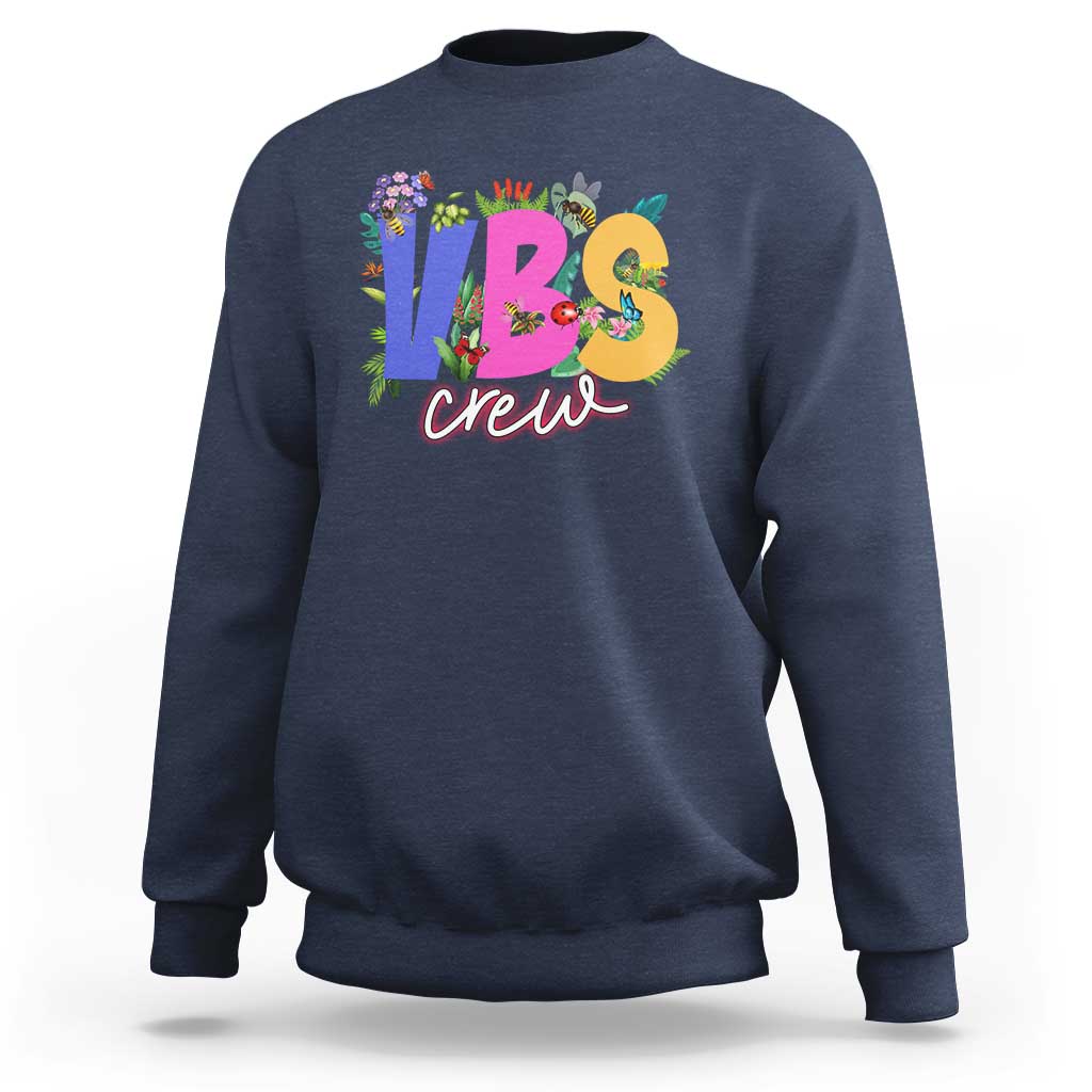 VBS Crew 2025 Sweatshirt Magninfied Vacation Bible School Adventure
