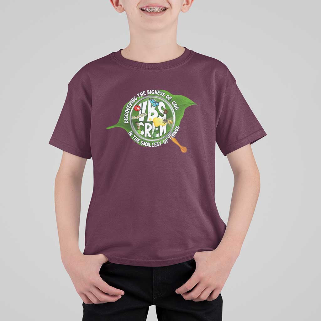 VBS Crew 2025 T Shirt For Kid Magnified Discovering The Bigness Of God In The Smallest Of Things