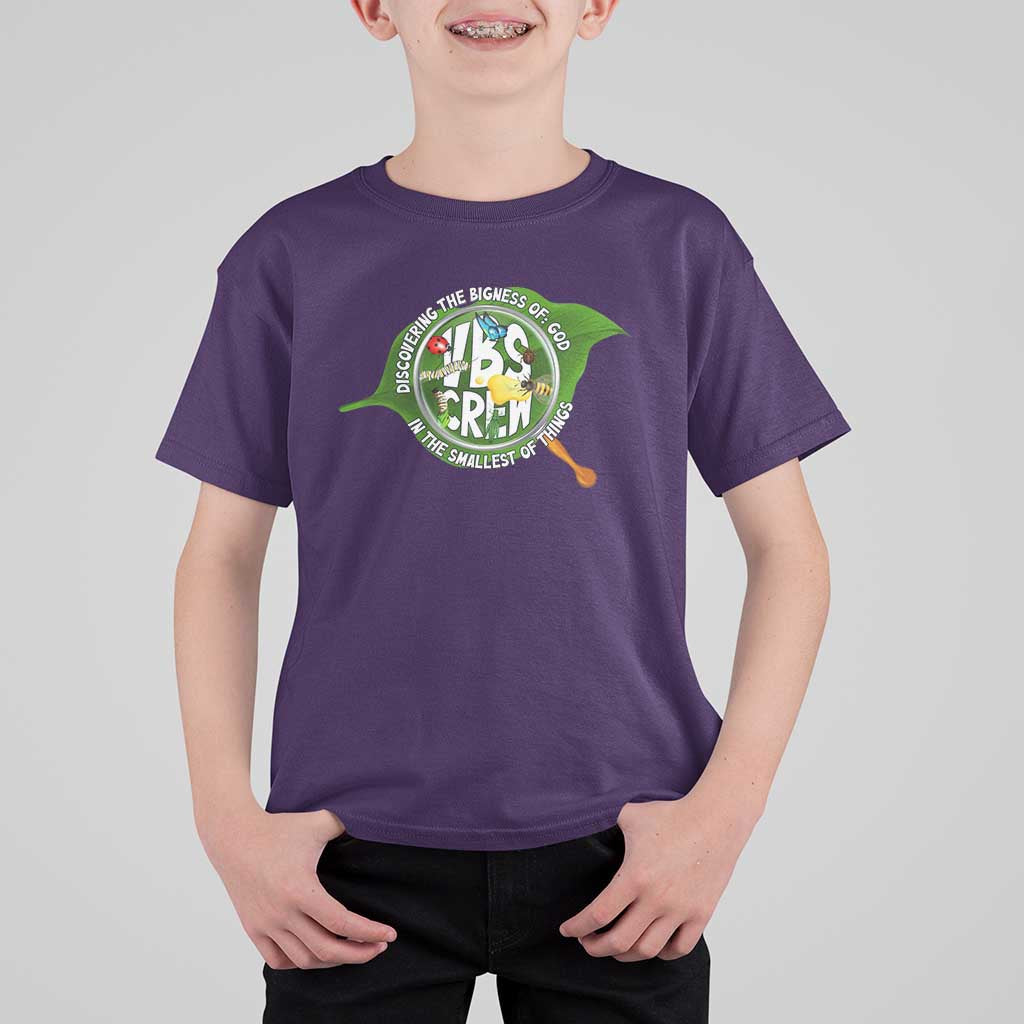 VBS Crew 2025 T Shirt For Kid Magnified Discovering The Bigness Of God In The Smallest Of Things