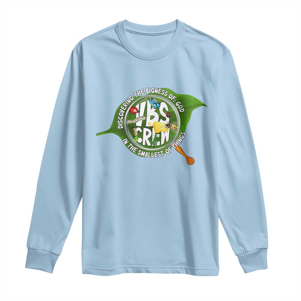 VBS Crew 2025 Long Sleeve Shirt Magnified Discovering The Bigness Of God In The Smallest Of Things