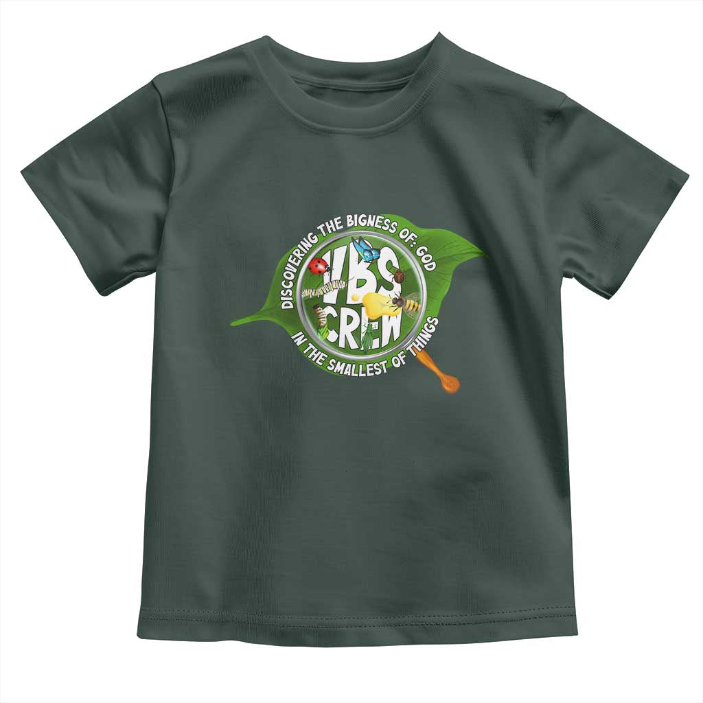 VBS Crew 2025 Toddler T Shirt Magnified Discovering The Bigness Of God In The Smallest Of Things