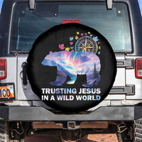 VBS 2025 Adventure Bear Spare Tire Cover Trusting Jesus In A Wild World Northen Lights