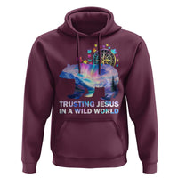 VBS 2025 Adventure Bear Hoodie Trusting Jesus In A Wild World Northen Lights