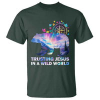 VBS 2025 Adventure Bear T Shirt Trusting Jesus In A Wild World Northen Lights