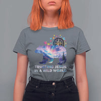 VBS 2025 Adventure Bear T Shirt For Women Trusting Jesus In A Wild World Northen Lights