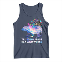 VBS 2025 Adventure Bear Tank Top Trusting Jesus In A Wild World Northen Lights