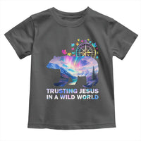 VBS 2025 Adventure Bear Toddler T Shirt Trusting Jesus In A Wild World Northen Lights