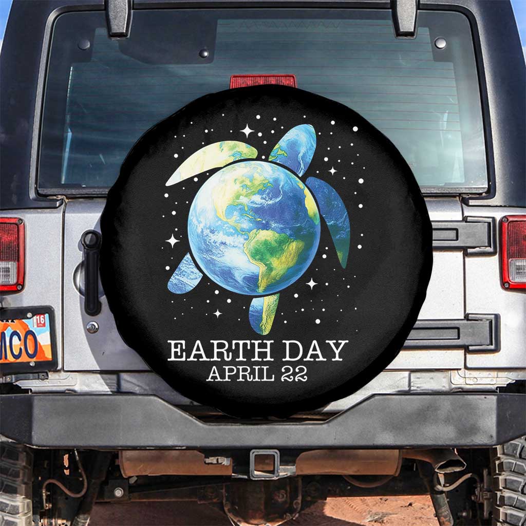 Earth Day Sea Turtle Spare Tire Cover Restore Earth Save The Planet