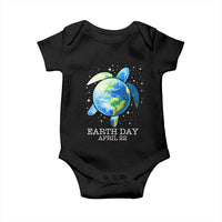 Earth Day Sea Turtle Baby Onesie Restore Earth Save The Planet