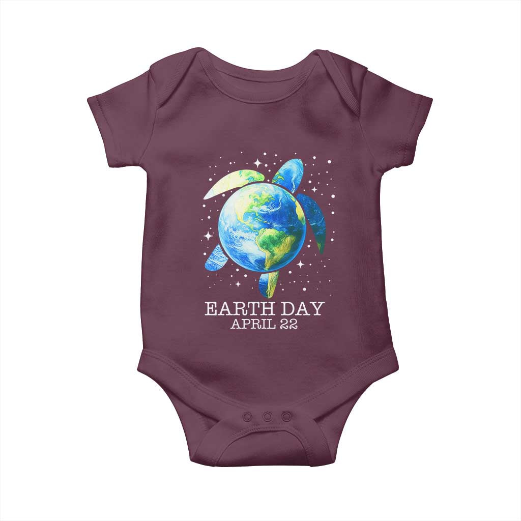 Earth Day Sea Turtle Baby Onesie Restore Earth Save The Planet