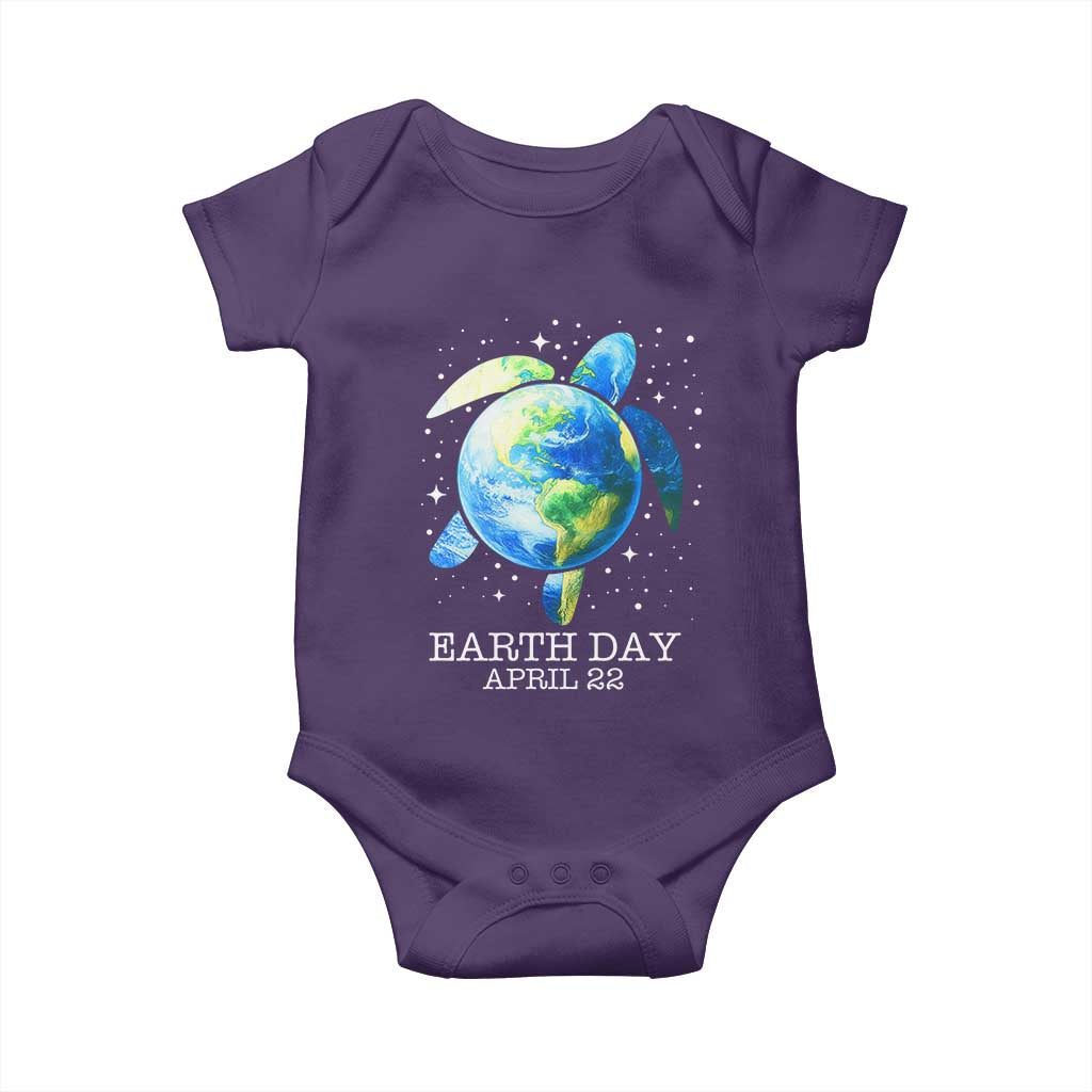 Earth Day Sea Turtle Baby Onesie Restore Earth Save The Planet