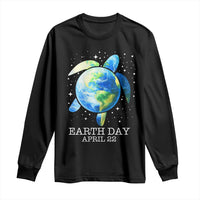 Earth Day Sea Turtle Long Sleeve Shirt Restore Earth Save The Planet