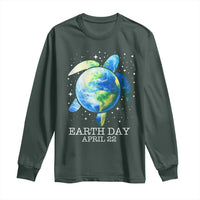 Earth Day Sea Turtle Long Sleeve Shirt Restore Earth Save The Planet