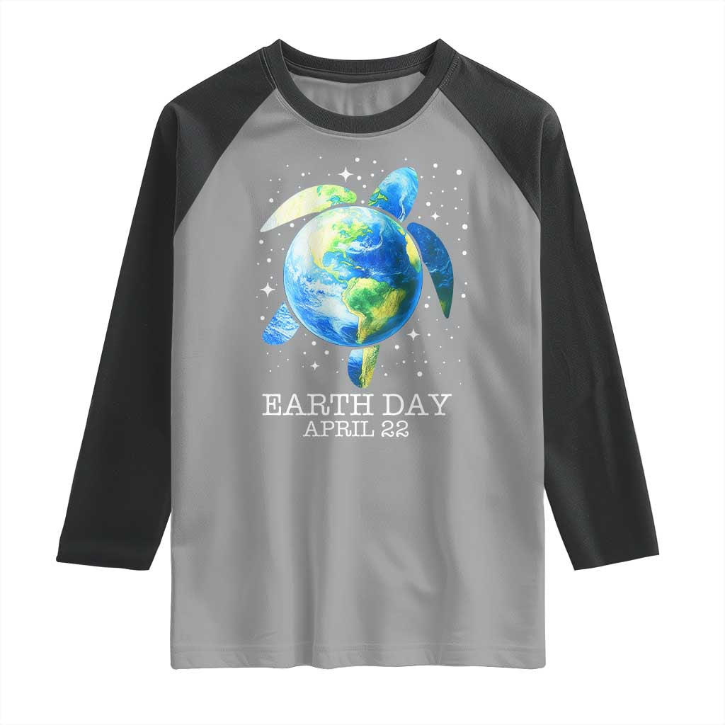Earth Day Sea Turtle Raglan Shirt Restore Earth Save The Planet
