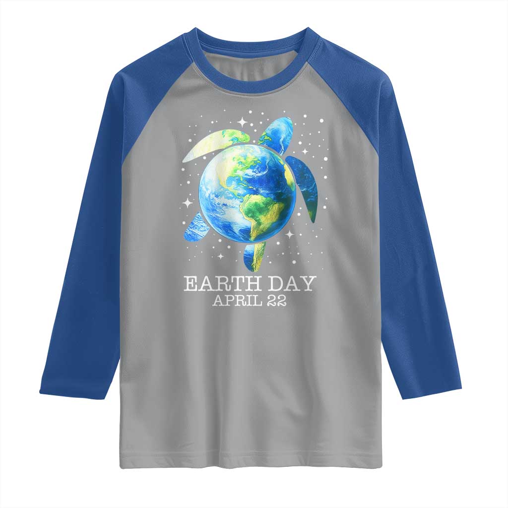 Earth Day Sea Turtle Raglan Shirt Restore Earth Save The Planet