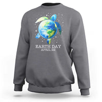 Earth Day Sea Turtle Sweatshirt Restore Earth Save The Planet
