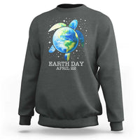 Earth Day Sea Turtle Sweatshirt Restore Earth Save The Planet