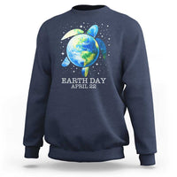 Earth Day Sea Turtle Sweatshirt Restore Earth Save The Planet
