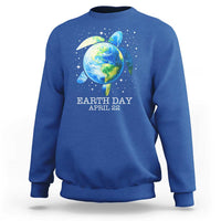Earth Day Sea Turtle Sweatshirt Restore Earth Save The Planet