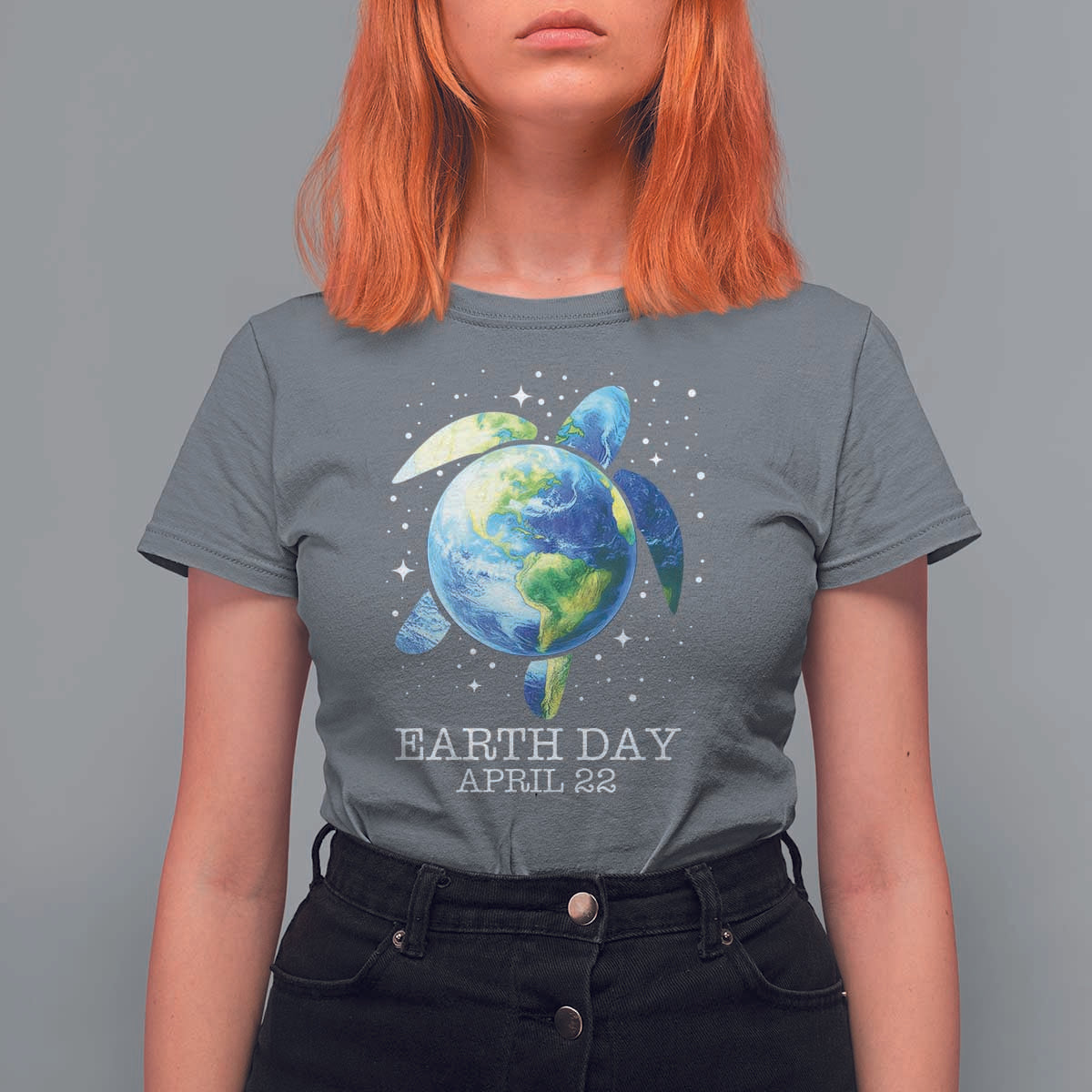 Earth Day Sea Turtle T Shirt For Women Restore Earth Save The Planet
