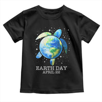Earth Day Sea Turtle Toddler T Shirt Restore Earth Save The Planet