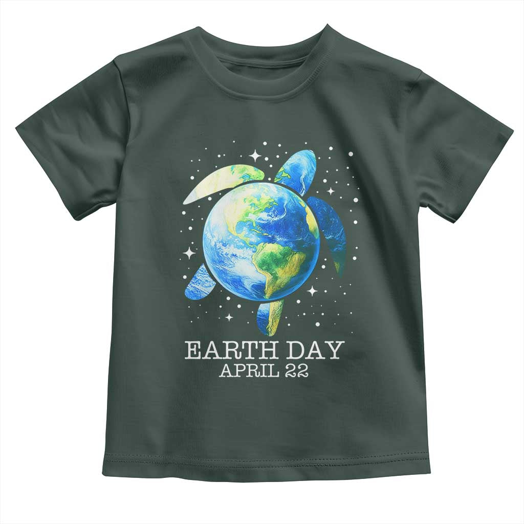 Earth Day Sea Turtle Toddler T Shirt Restore Earth Save The Planet