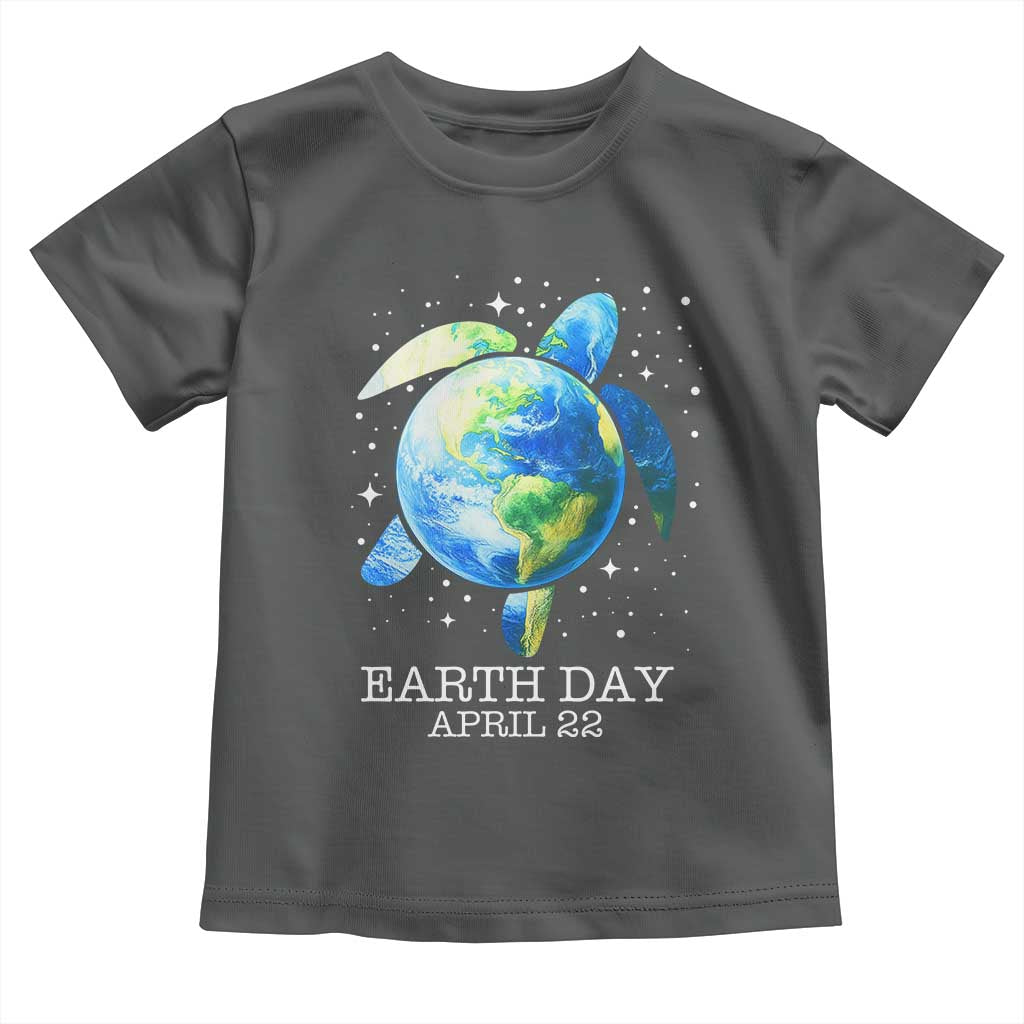 Earth Day Sea Turtle Toddler T Shirt Restore Earth Save The Planet