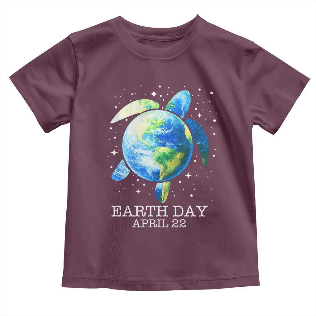 Earth Day Sea Turtle Toddler T Shirt Restore Earth Save The Planet