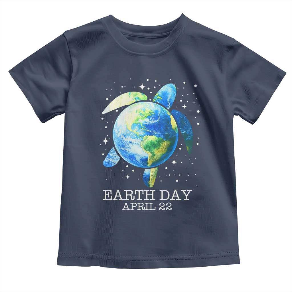 Earth Day Sea Turtle Toddler T Shirt Restore Earth Save The Planet