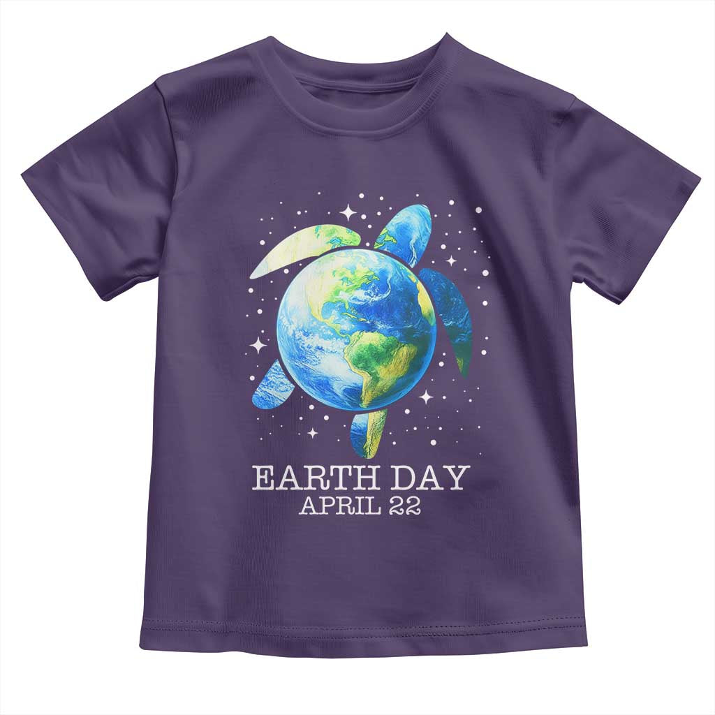 Earth Day Sea Turtle Toddler T Shirt Restore Earth Save The Planet