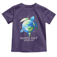 Earth Day Sea Turtle Toddler T Shirt Restore Earth Save The Planet