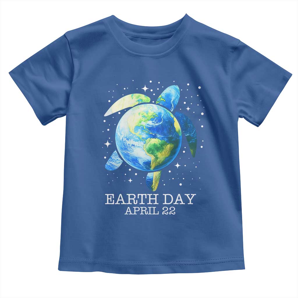 Earth Day Sea Turtle Toddler T Shirt Restore Earth Save The Planet