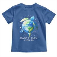 Earth Day Sea Turtle Toddler T Shirt Restore Earth Save The Planet