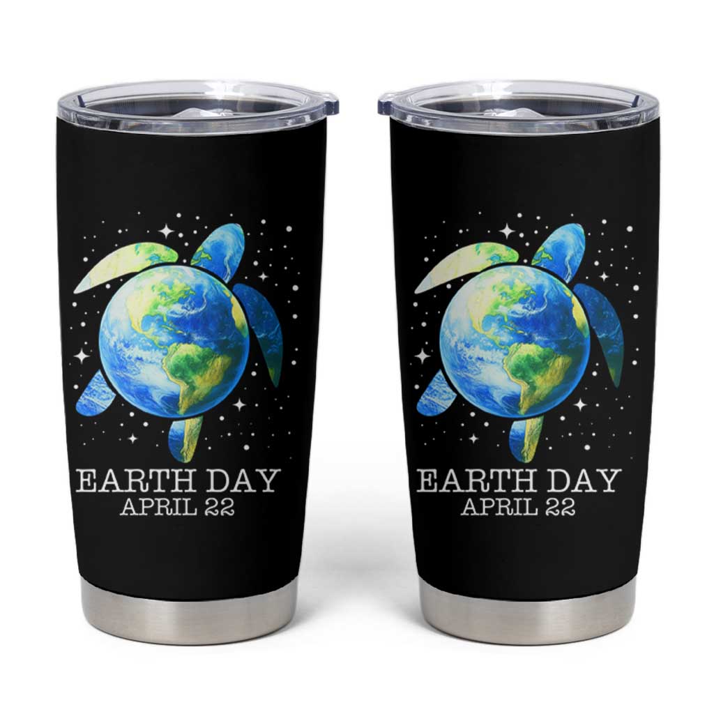 Earth Day Sea Turtle Tumbler Cup Restore Earth Save The Planet