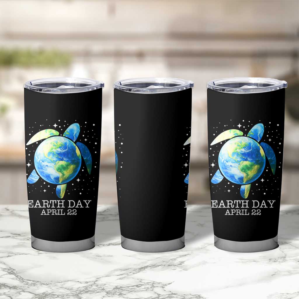 Earth Day Sea Turtle Tumbler Cup Restore Earth Save The Planet