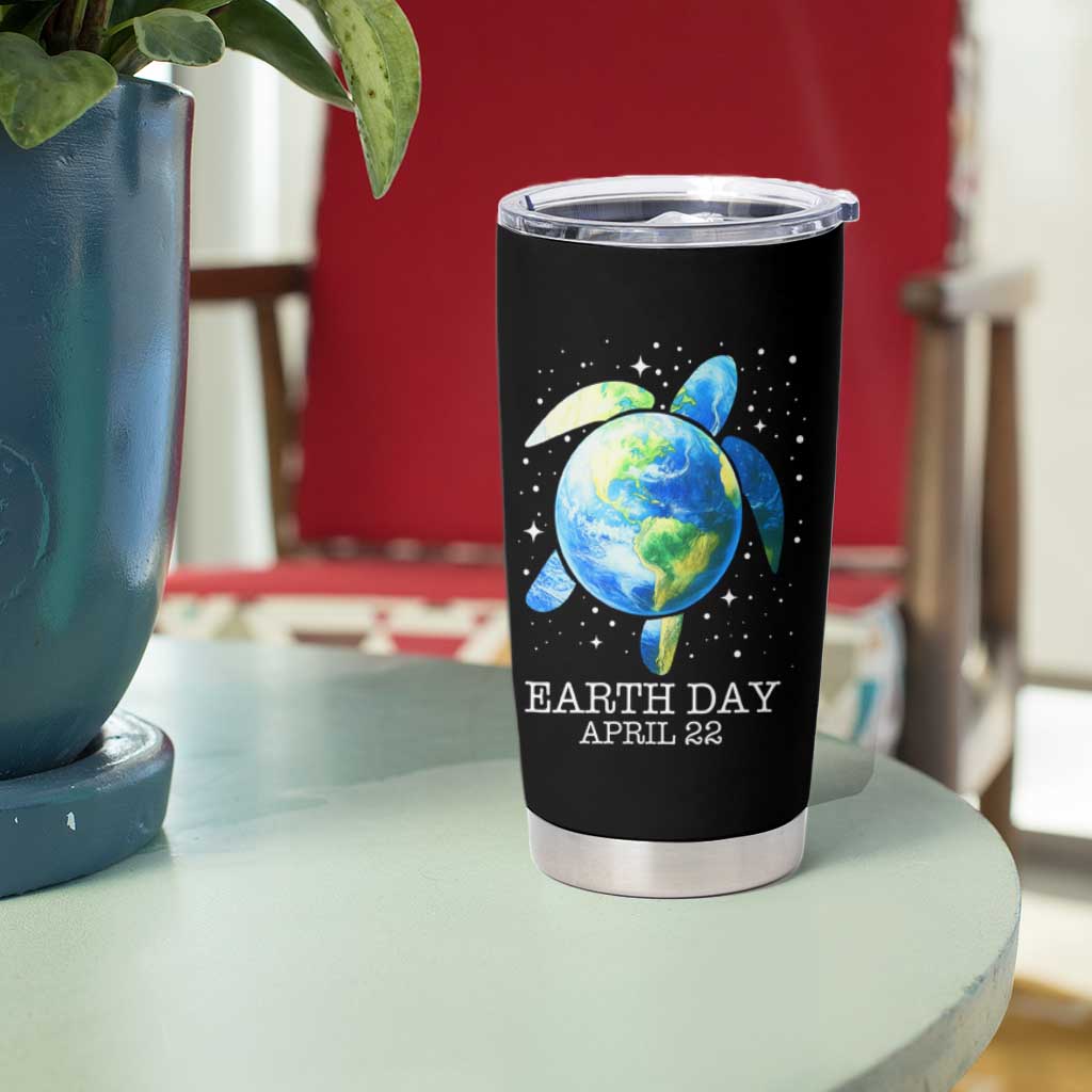 Earth Day Sea Turtle Tumbler Cup Restore Earth Save The Planet