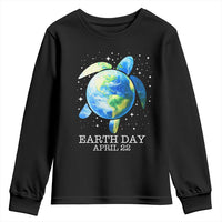 Earth Day Sea Turtle Youth Sweatshirt Restore Earth Save The Planet