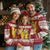 Vintage Banana Coquette Bow Ugly Christmas Sweater LOVE Baseball Fan Sport Lover - Wonder Print Shop