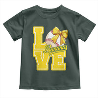 Vintage Banana Coquette Bow Toddler T Shirt LOVE Baseball Fan Sport Lover
