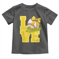 Vintage Banana Coquette Bow Toddler T Shirt LOVE Baseball Fan Sport Lover