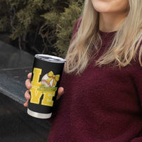 Vintage Banana Coquette Bow Tumbler Cup LOVE Baseball Fan Sport Lover