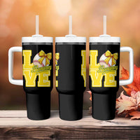 Vintage Banana Coquette Bow Tumbler With Handle LOVE Baseball Fan Sport Lover