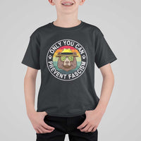 Only You Can Prevent Fascism T Shirt For Kid Protect National Parks Bear Resist