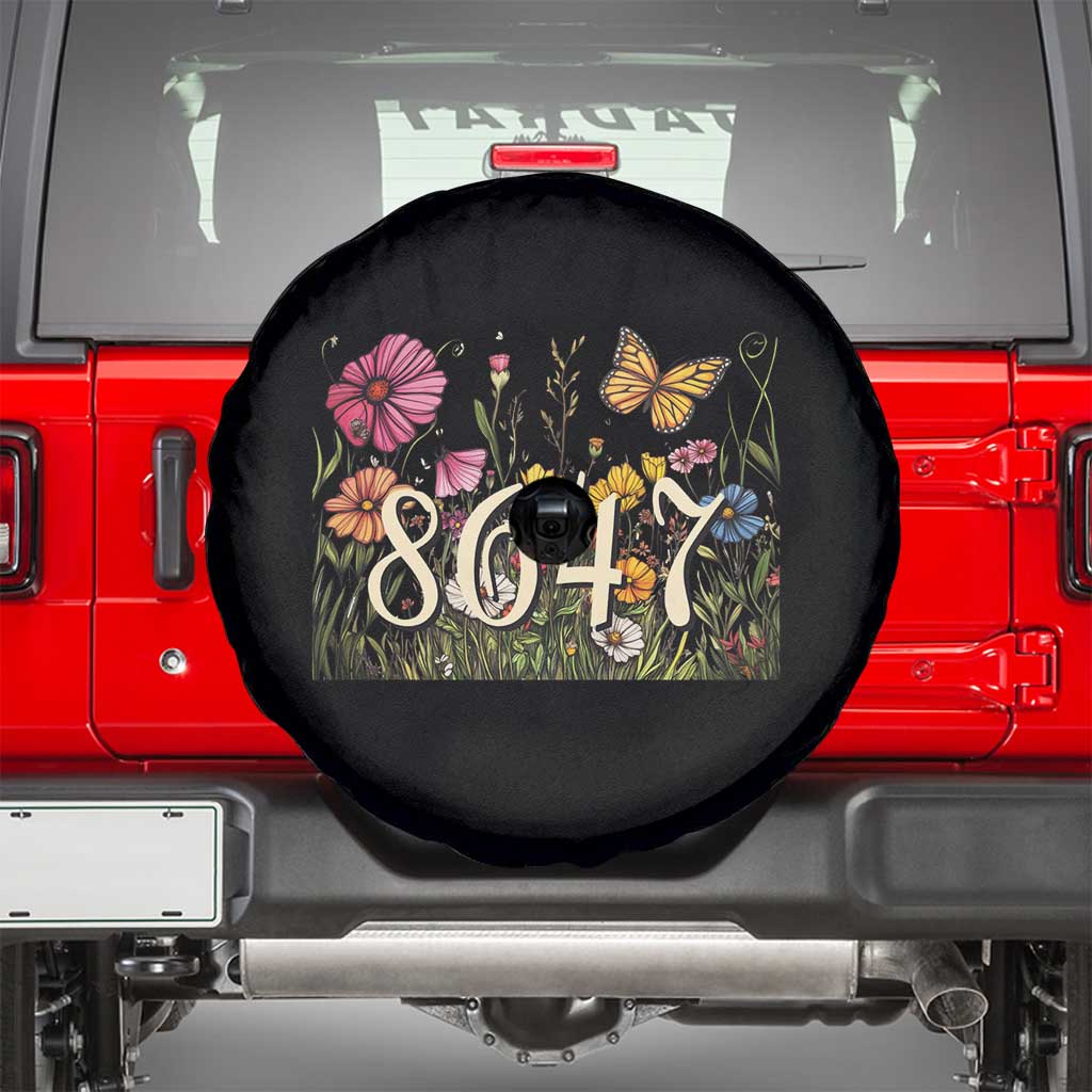 Funny 8647 Subtle Sarcasm Spare Tire Cover Floral Boho Style