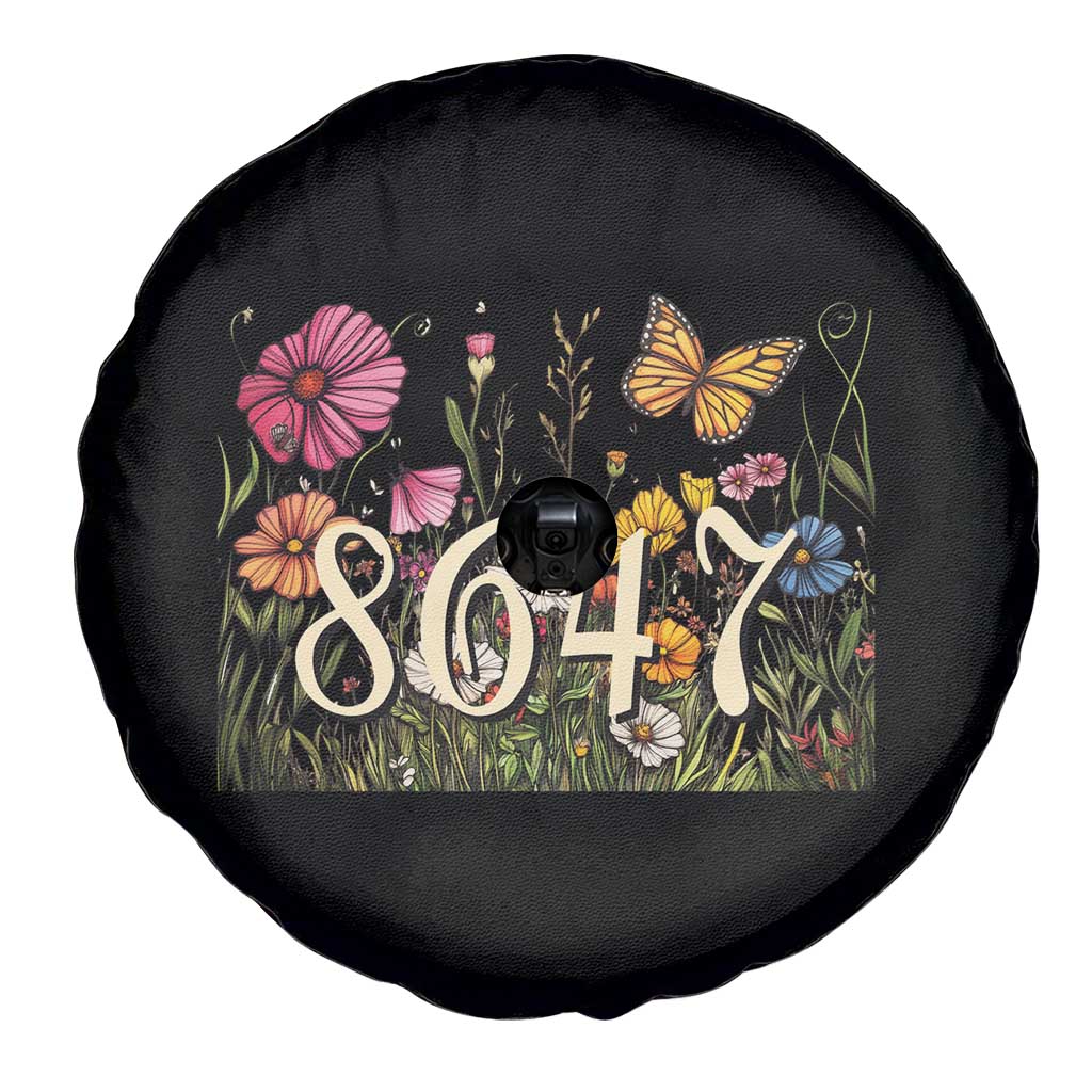 Funny 8647 Subtle Sarcasm Spare Tire Cover Floral Boho Style